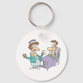 ナース及び患者キーチェーン キーホルダー (裏面)