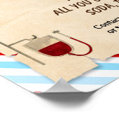 ナース及び職員のスクールチラシ ポスター (角)