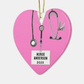 ナース収集可能 セラミックオーナメント (左)