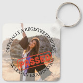 ナース合格nclex rn試験カスタム試験 キーホルダー (裏面)