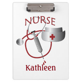 ナース名ナースかわいいカスタムクリップボード クリップボード