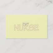 ナース名刺 名刺 (裏面)