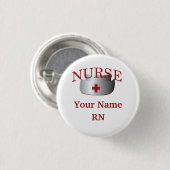 ナース名RN丸型ボタン 缶バッジ (正面&裏面)