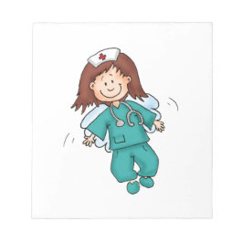 ナース向けギフト – お名前でパーソナライズ ノートパッド