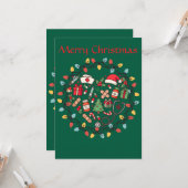 ナース向けフラットグリーティングカード カード (正面/裏面インサイチュ)