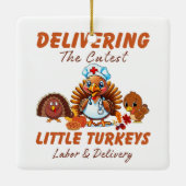 ナース向け労働・配達感謝祭 セラミックオーナメント (裏面)