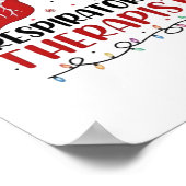 ナース呼吸セラピストクリスマス、肺キリスト ポスター