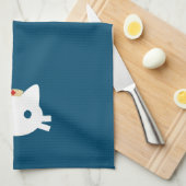 ナース子猫 キッチンタオル (四つ折り)