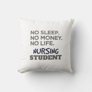 ナース学校ミームNo睡眠金看護学生 クッション