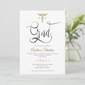 ナース学校卒業生学位課程の卒業書 招待状 (スタンド正面)