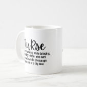 ナース定義 コーヒーマグカップ (正面左)