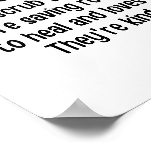 ナース定義 ポスター (角)