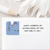 ナース差出人住所ラベル ラベル (インサイチュ)