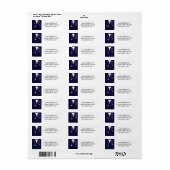 ナース差出人住所ラベル ラベル (フルシート)