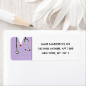 ナース差出人住所ラベル ラベル (インサイチュ)