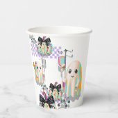 ナース幽霊おもしろい引用文パンプキンコケットカード 紙コップ (裏面)