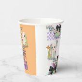 ナース幽霊おもしろい引用文パンプキンコケットカード 紙コップ (左)