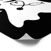 ナース幽霊怠惰ハロウィーン衣装おもしろい看護RN ポスター (角)