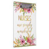 ナース引用文感謝ありがとう卒業 クリップボード (右)