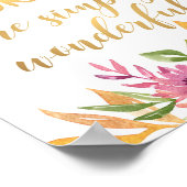 ナース引用文感謝ありがとう卒業 ポスター (角)