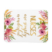 ナース引用文感謝ありがとう卒業 マグネット (横)