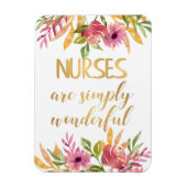 ナース引用文感謝ありがとう卒業 マグネット (縦)