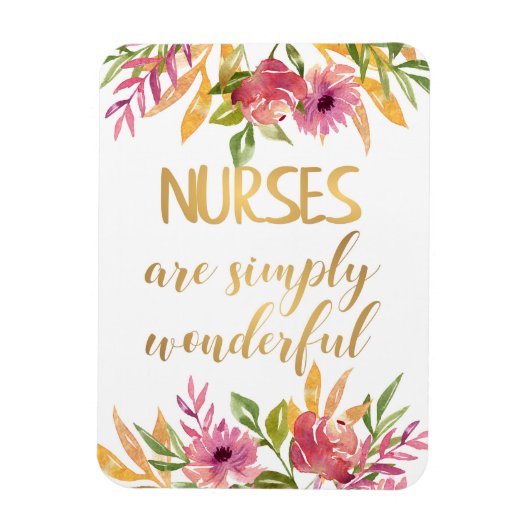 ナース引用文感謝ありがとう卒業 マグネット (縦)