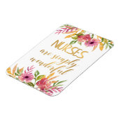 ナース引用文感謝ありがとう卒業 マグネット (左側)