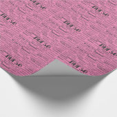 ナース強形形形容詞ピンク ラッピングペーパー (角)