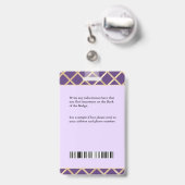 ナース従業員ID識別カードのカスタム バッジ (Back with Retractable)