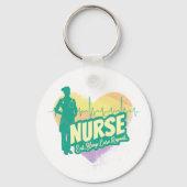 ナース心拍ヴィンテージ卒業看護学校 キーホルダー (正面)