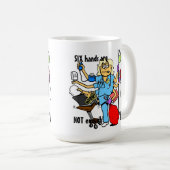 ナース忙しマグ コーヒーマグカップ (正面右)