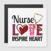 ナース愛インスパイアハートやる気を起こさせる-ナース語 (正面/裏面)
