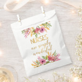 ナース感謝していユー介護感謝ギフト引用文 フェイバーバッグ (クリップ留めされた状態)