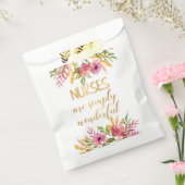 ナース感謝していユー介護感謝ギフト引用文 フェイバーバッグ (封をした状態)