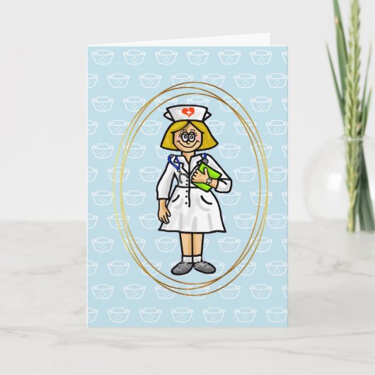 ナース感謝してい日と感謝カード シーズンカード (正面)