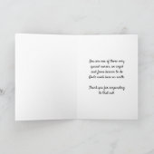 ナース感謝してい – 一部のナースは神によって送られる サンキューカード (内部)