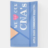 ナース感謝ウィークありがとう登録ナース 横断幕 (縦)