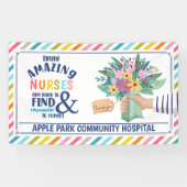 ナース感謝ウィークありがとう素晴らしいナース 横断幕 (横)