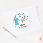 ナース感謝ウィークのステッカー、ナースの子供たちcl ラウンドシール (封筒)