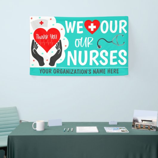 ナース感謝ウィーク感謝バナー 横断幕 (トレードショー)