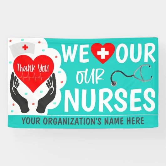 ナース感謝ウィーク感謝バナー 横断幕 (横)