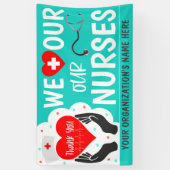 ナース感謝ウィーク感謝バナー 横断幕 (縦)