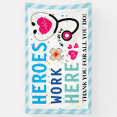 ナース感謝ウィーク感謝バナー 横断幕 (縦)