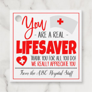 ナース感謝ギフトラベル フェイバータグ