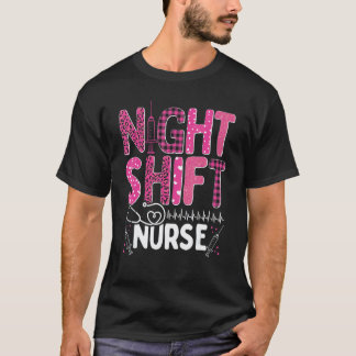 ナース感謝ナイトシフト看護必需品 Tシャツ