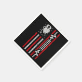 ナース感謝ヒーローハートライフアメリカ国旗 スタンダードカクテルナプキン (角)