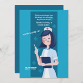 ナース感謝状ナースデイカード シーズンカード (正面/裏面)