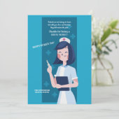 ナース感謝状ナースデイカード シーズンカード (スタンド正面)