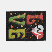 ナース感謝祭 フリースブランケット (正面(横))